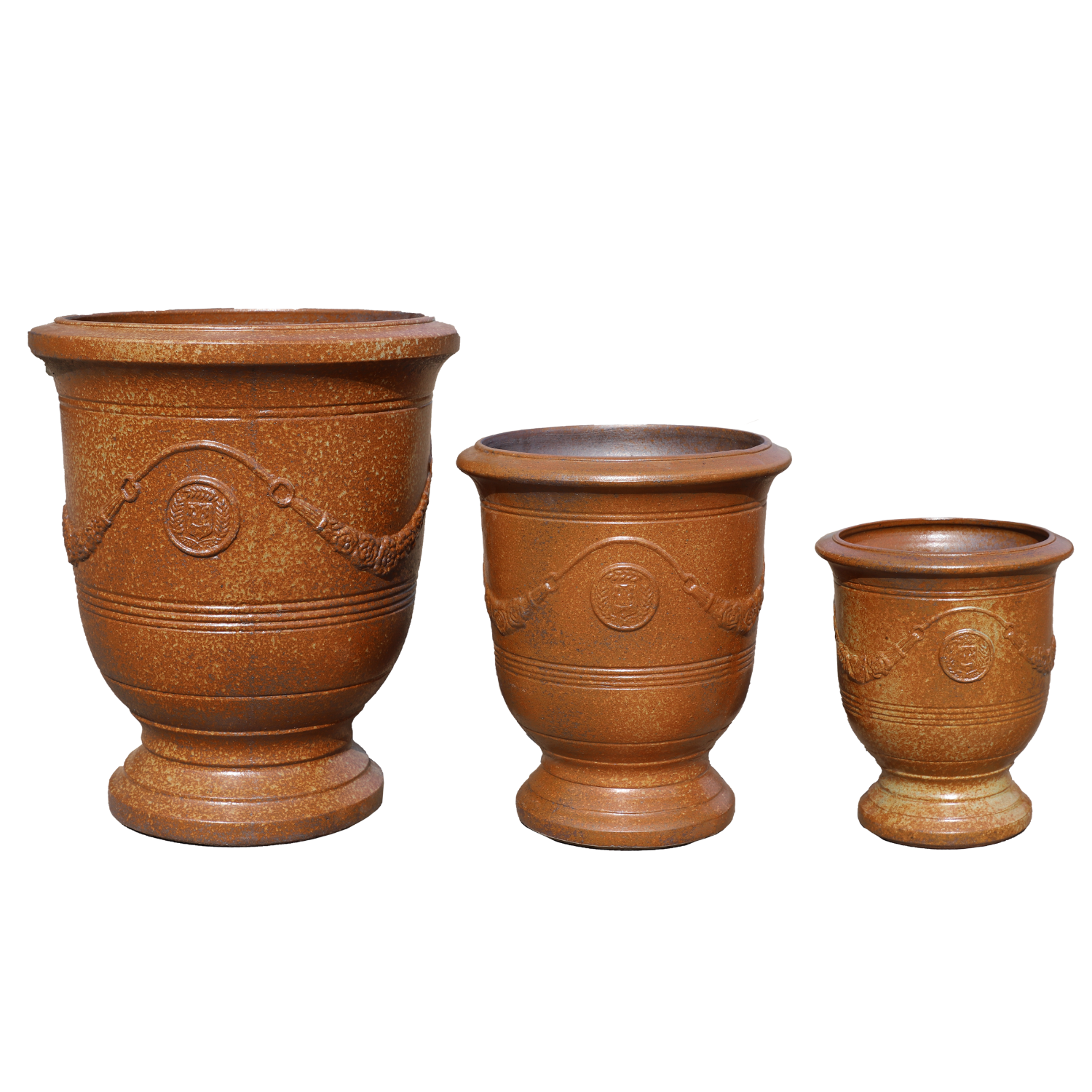 RICHELIEU Pot 46x56cm iron finish
