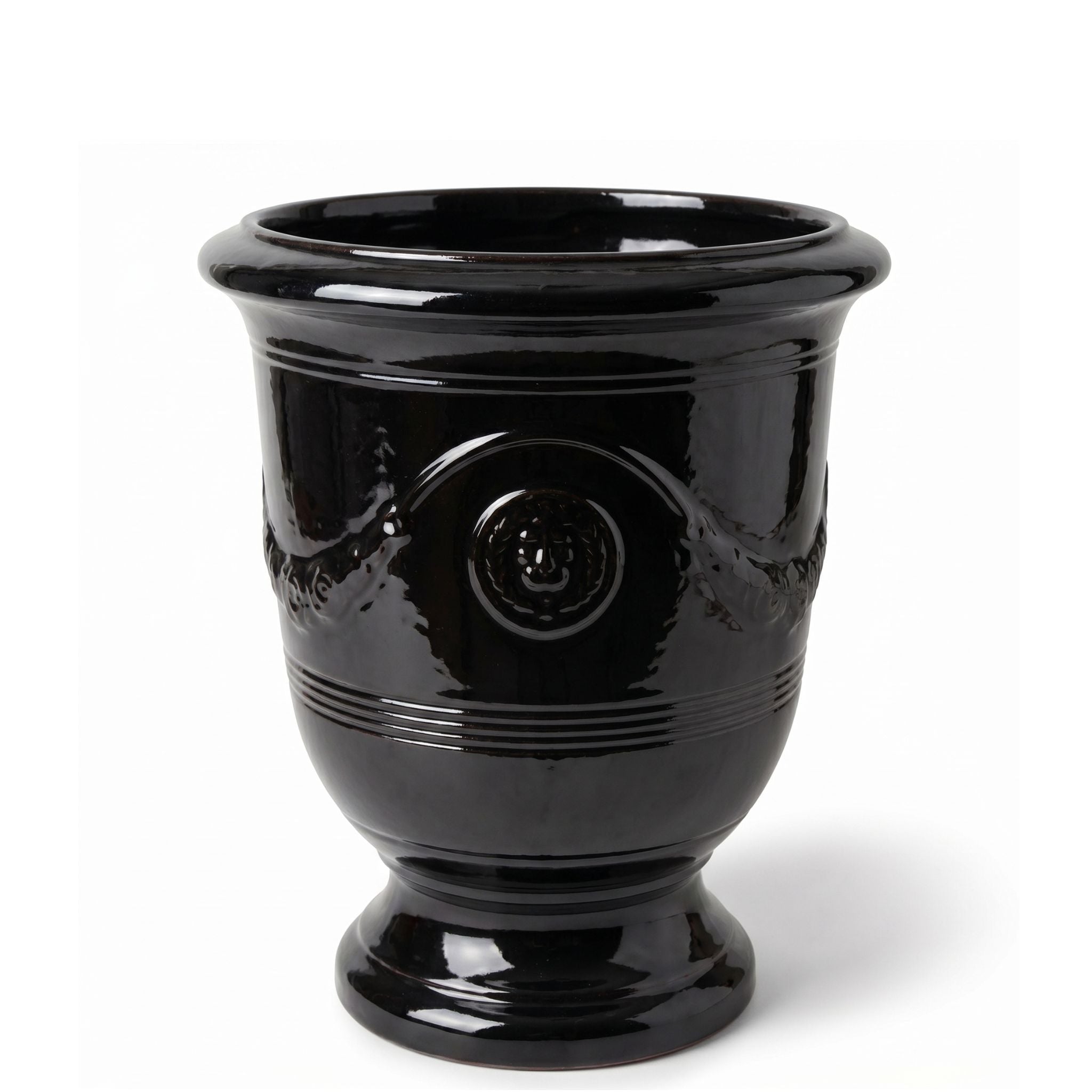 RICHELIEU Pot 35x42cm black