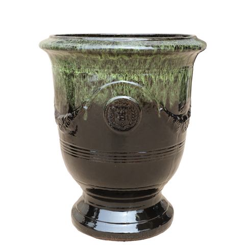 RICHELIEU Pot 46x56cm green on black
