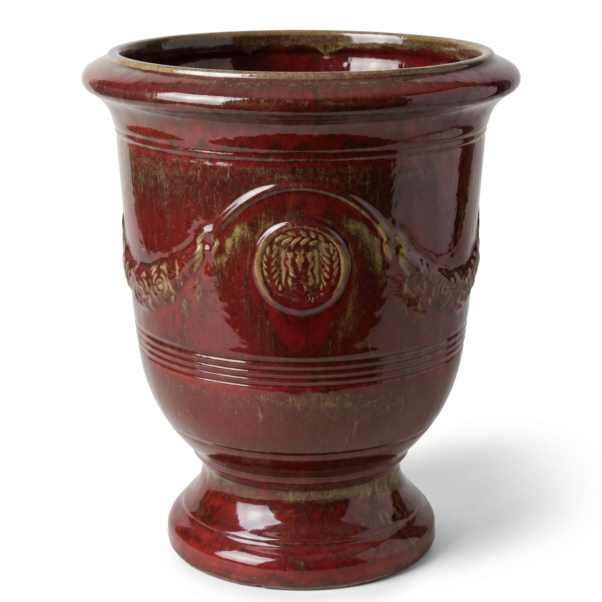 Pot RICHELIEU 58x70cm rouge brique