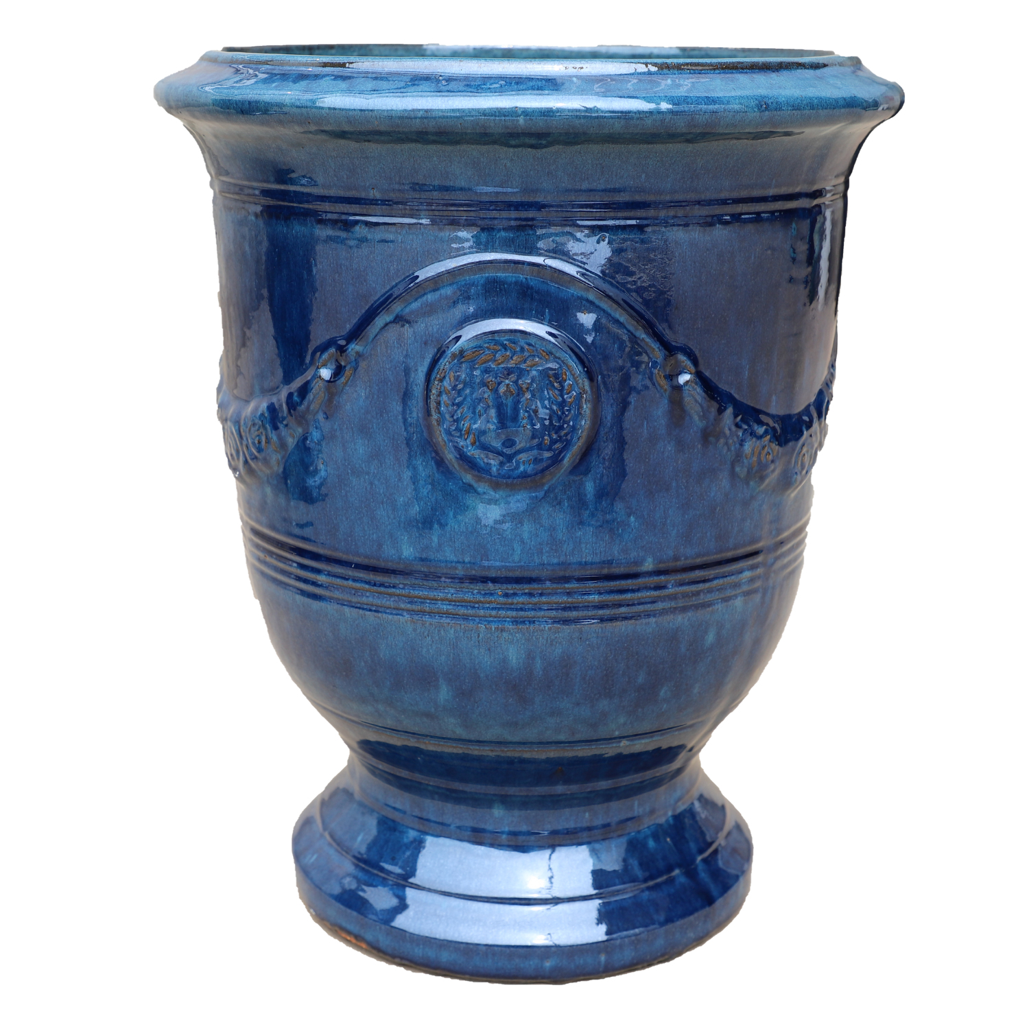 RICHELIEU Pot 58x70cm azure blue