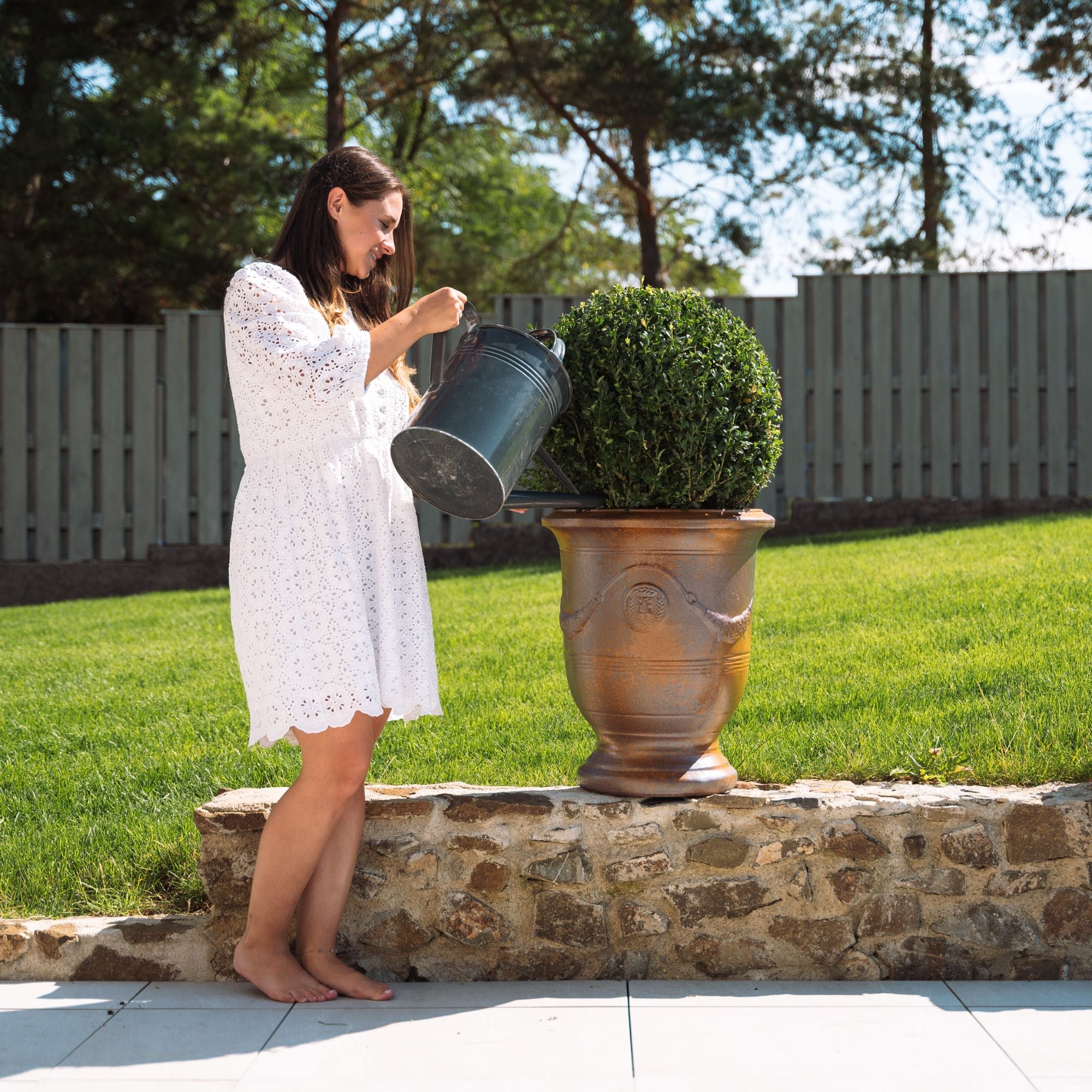 Pot RICHELIEU 46x56cm iron finished