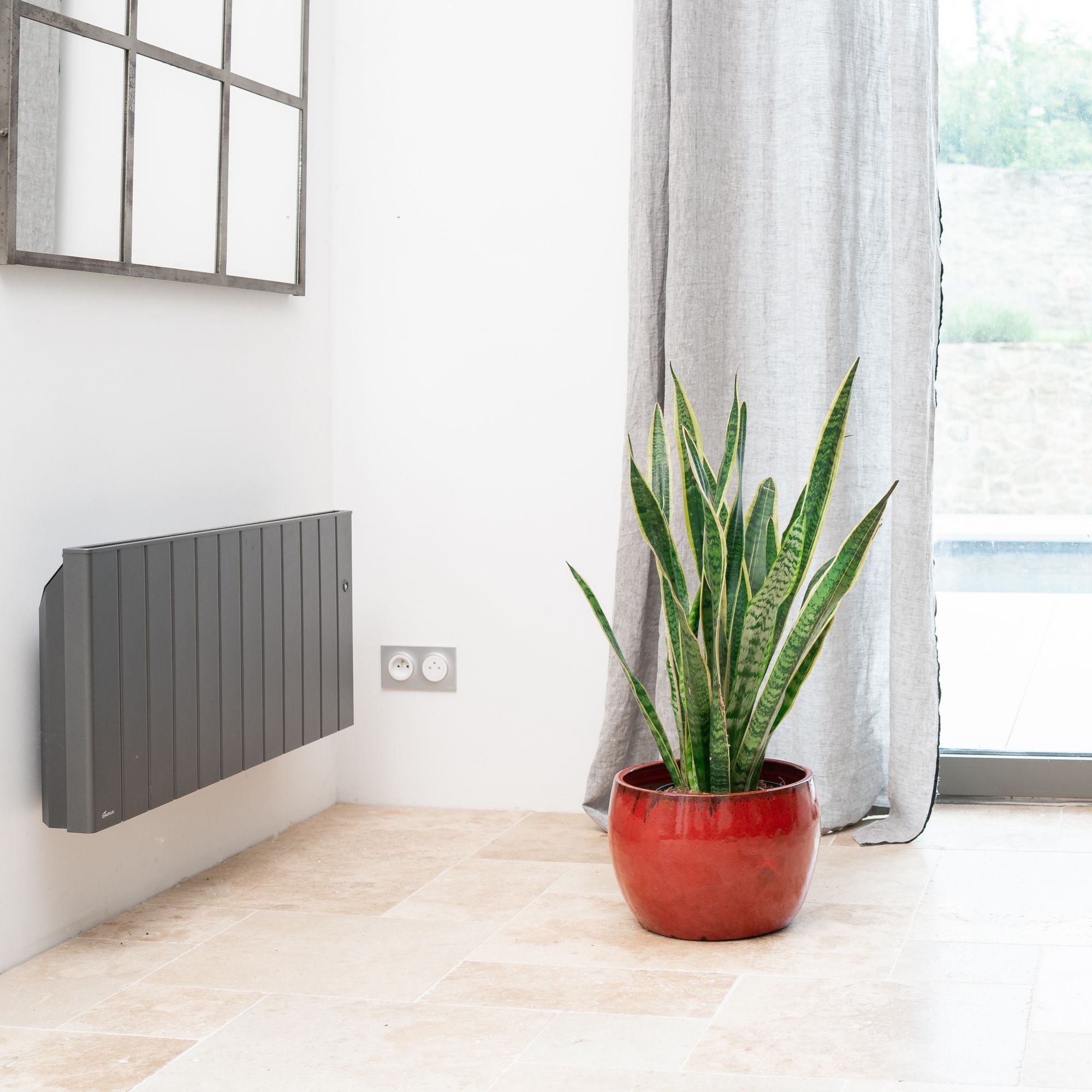 Pot ROMULUS 31x23cm rouge tropical