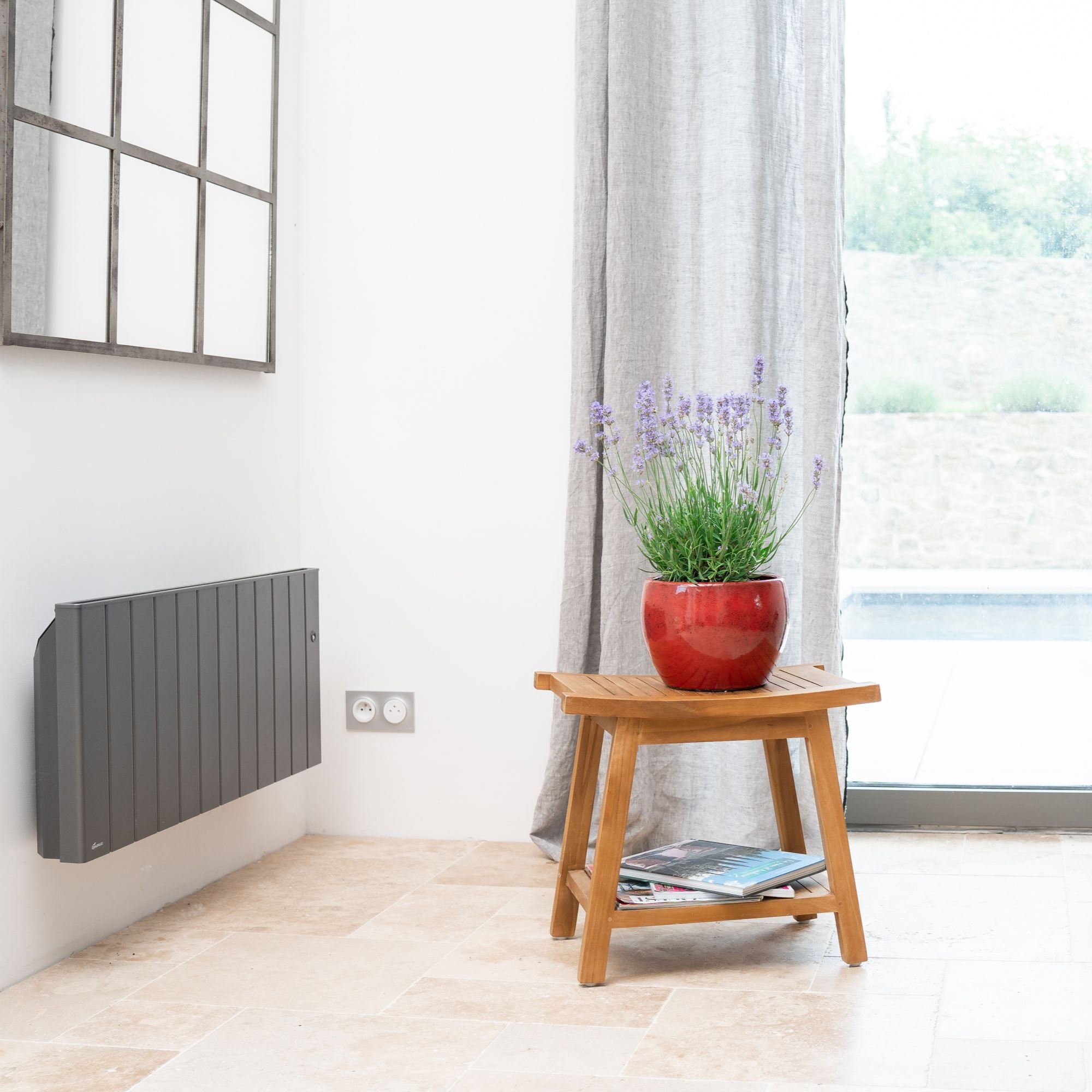 Pot ROMULUS 21x15cm rouge tropical