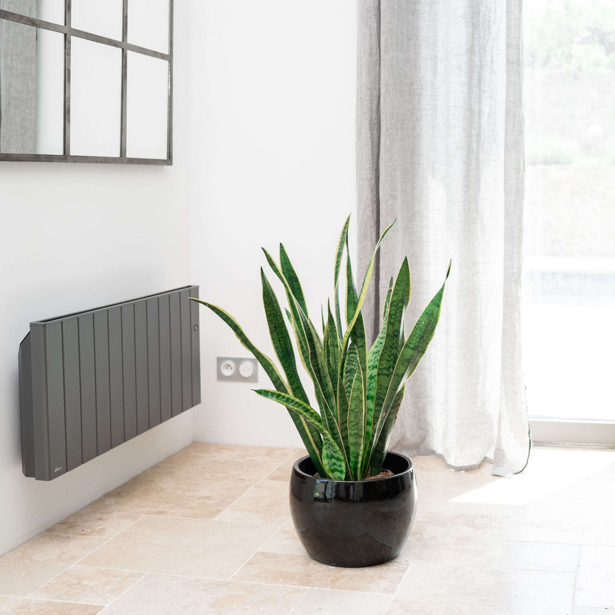 Pot ROMULUS 31x23cm noir