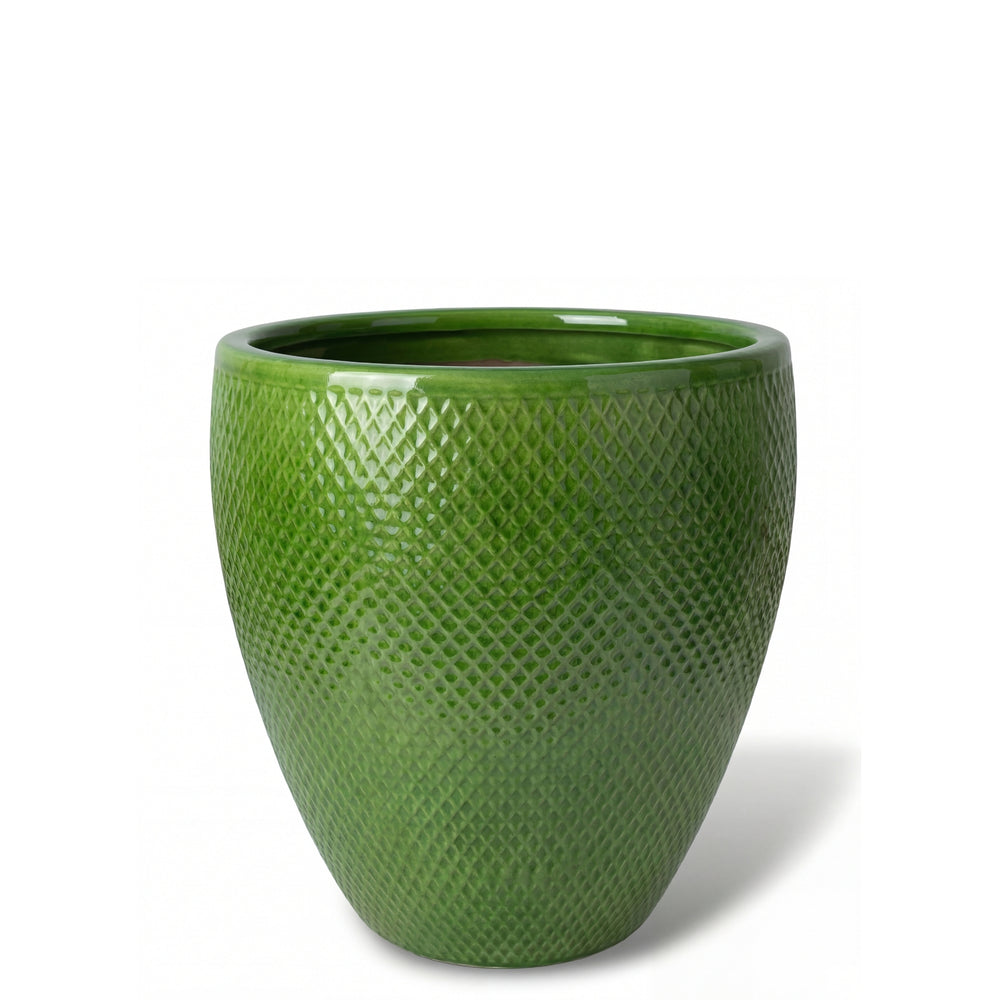 Pot SIGNAC 22x25cm vert pomme