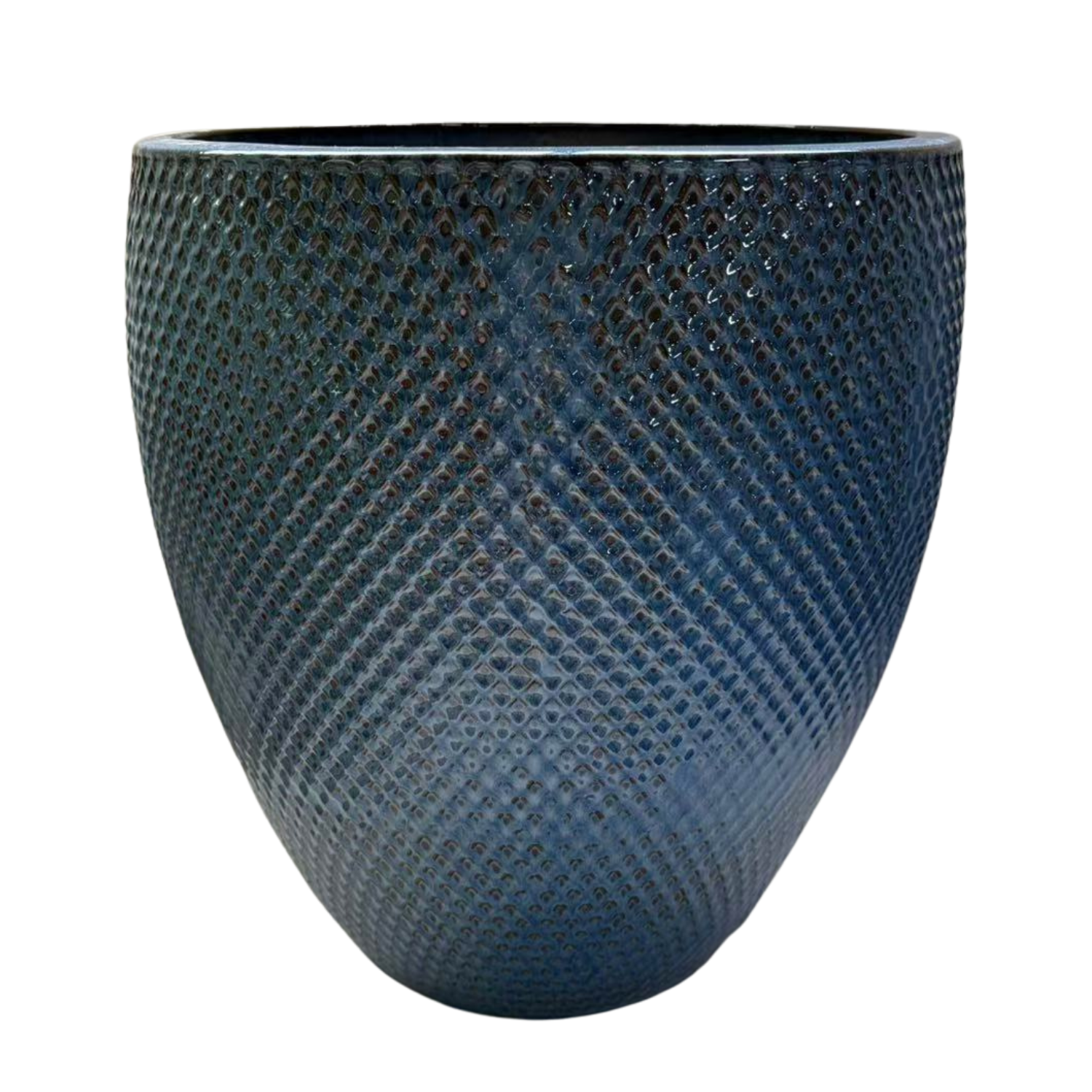SIGNAC Pot 38x44cm antique blue