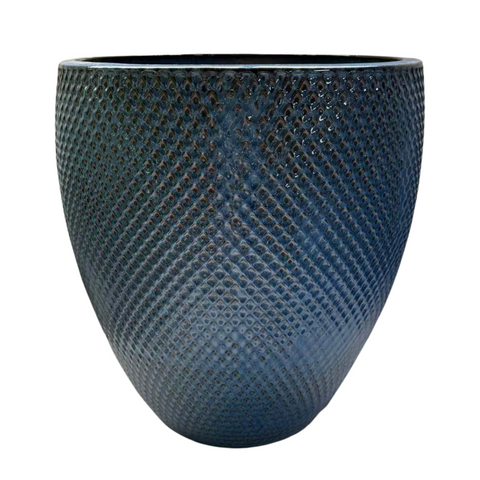 SIGNAC Pot 38x44cm antique blue