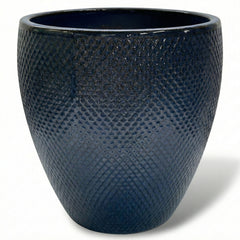 SIGNAC Pot 48x52cm antique blue