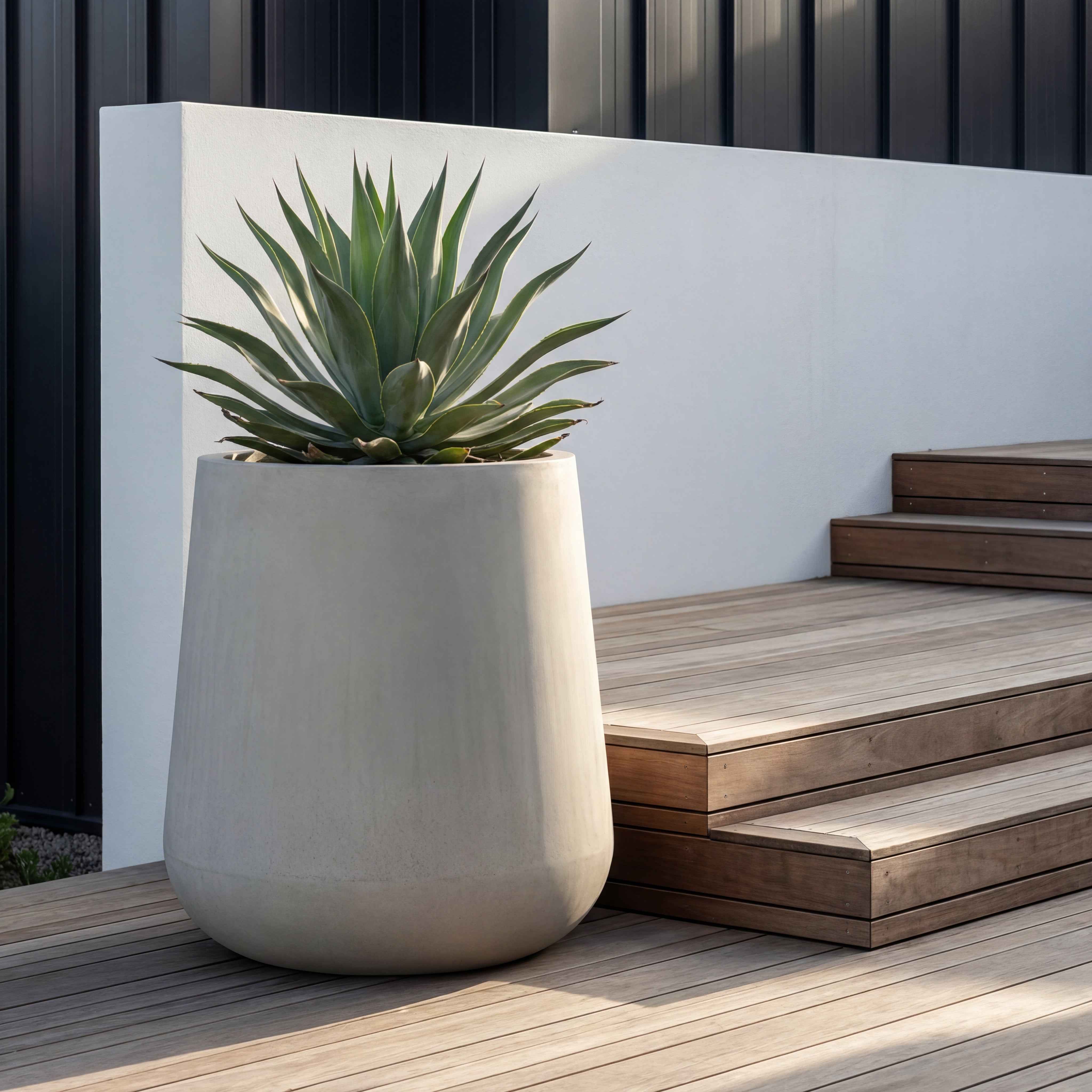 Cache-pot pré percé SILEX 44x45cm beige