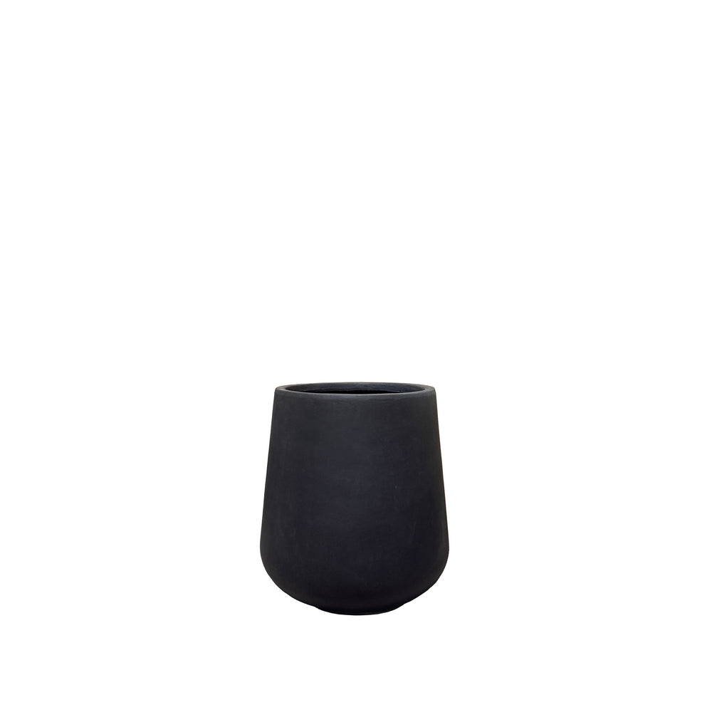 Vaso portapiante preforato SILEX 44x45cm nero opaco