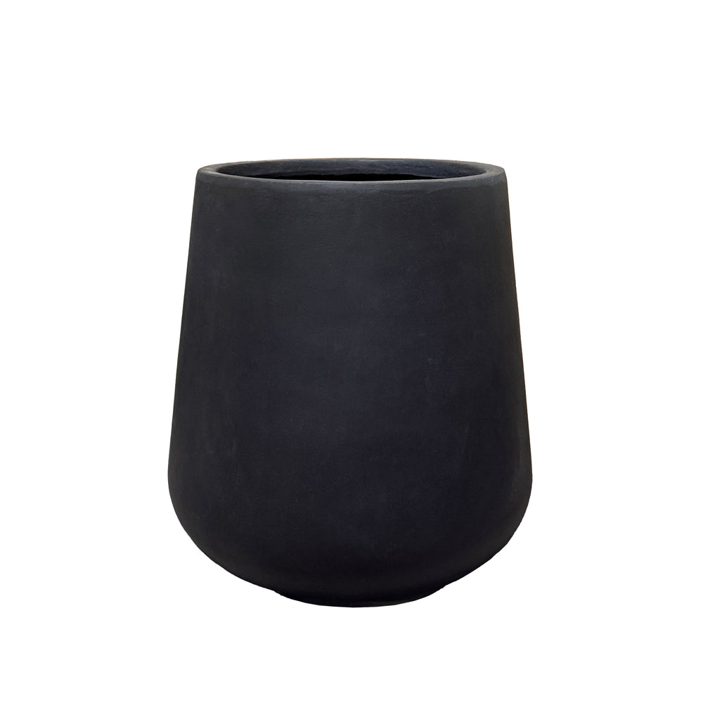 Vaso portapiante preforato SILEX 84x85cm nero opaco