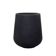 Cache-pot pré percé SILEX 84x85cm noir mat