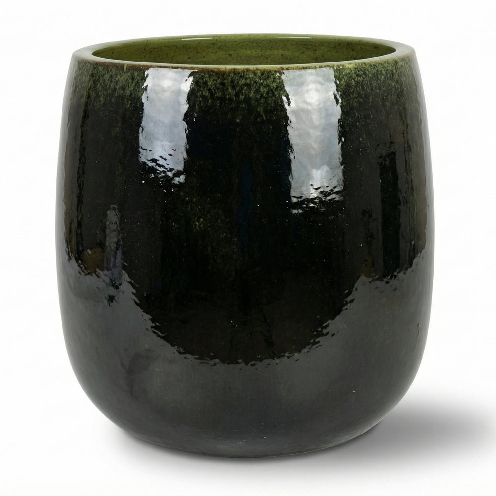 Plantenbak SOCRATE 40x49cm zwart en groen