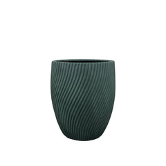 Cache-pot pré percé SOLSTICE 40x46cm vert foncé