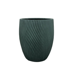 Cache-pot pré percé SOLSTICE 54x60cm vert foncé