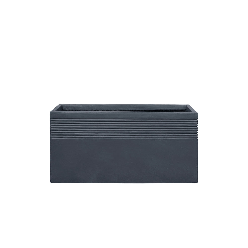 Vaso portapiante preforato SPIRIT 60x30cm grigio scuro