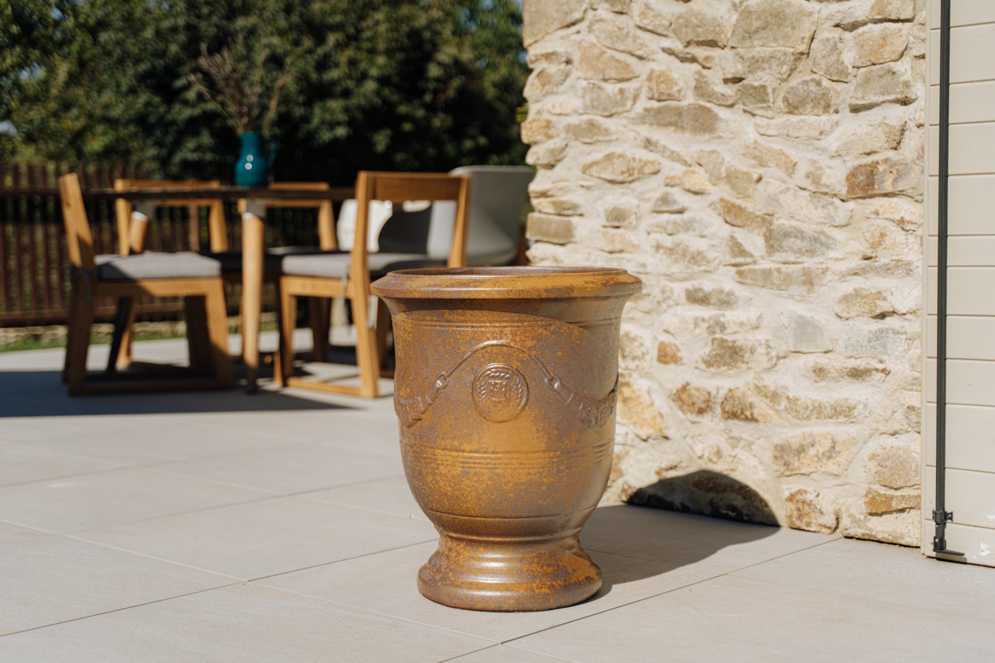 Pot RICHELIEU 46x56cm iron finished