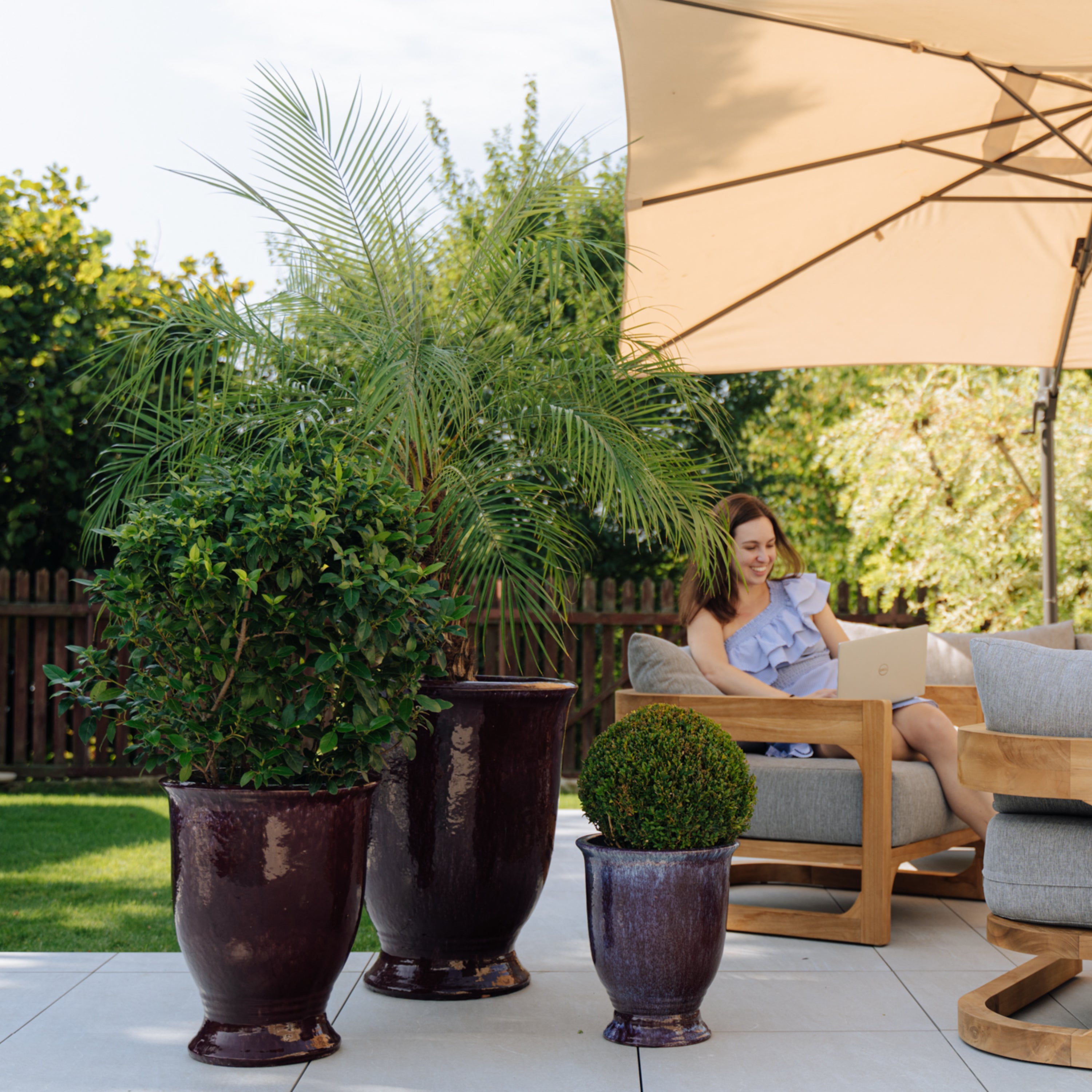 Pot ARTHUR 55x69cm violet