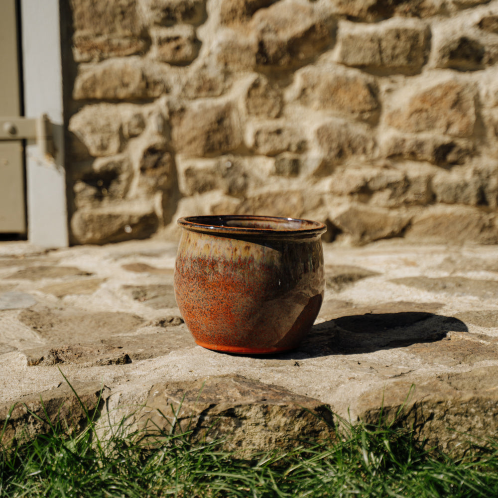 Vaso NEWTON 21x23cm, ruggine d'autunno