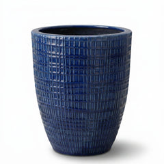 Maceta VERNE 32x40cm azul cobalto