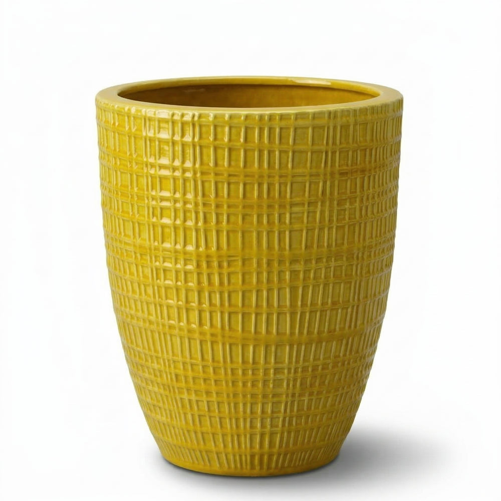 Planter VERNE 32x40cm yellow