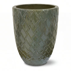 Maceta ZEUS 42x54cm verde crema