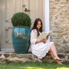 BACCHUS 50x68cm bleu fer