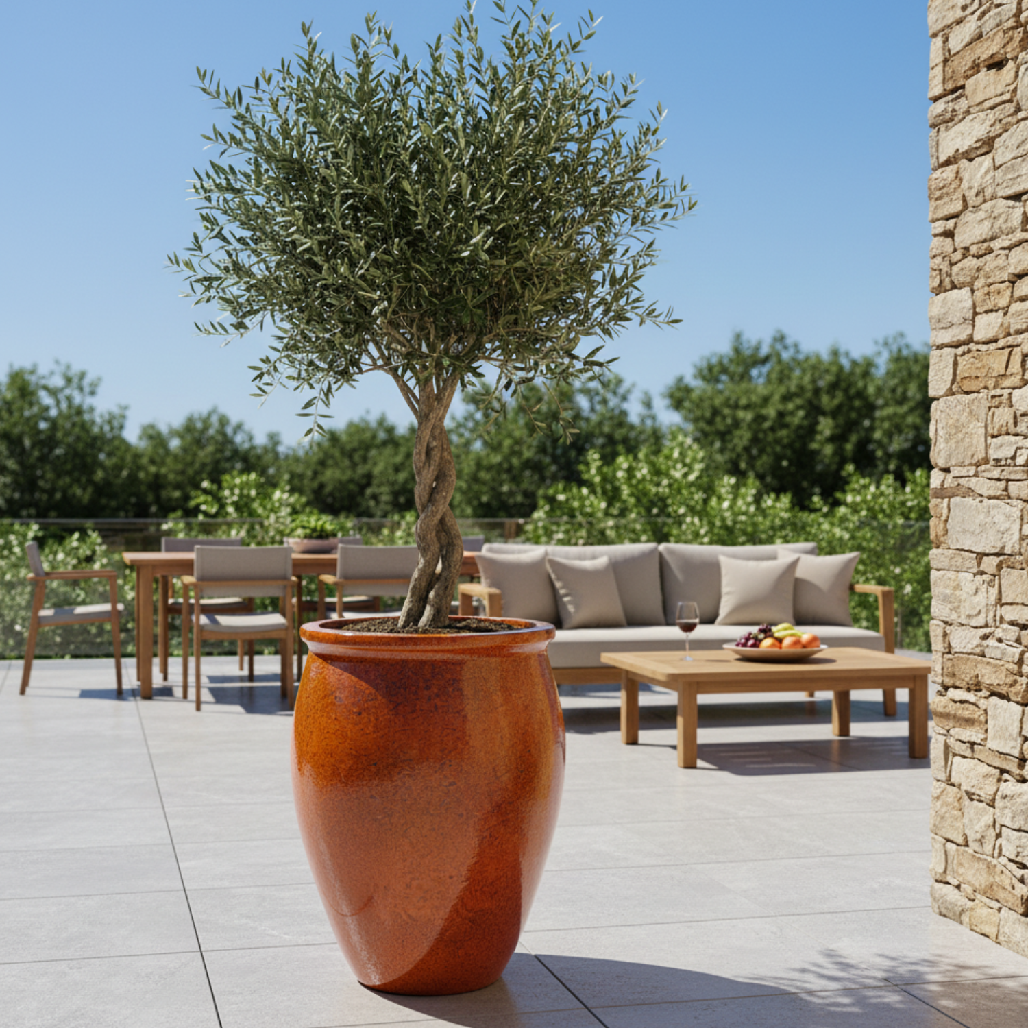 BACCHUS 50x68cm rouille d'automne Provencelia