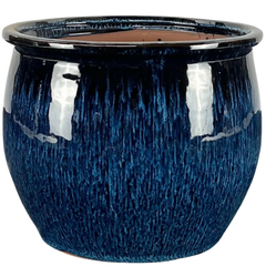 Pot NEWTON 44x35cm bleu abysse