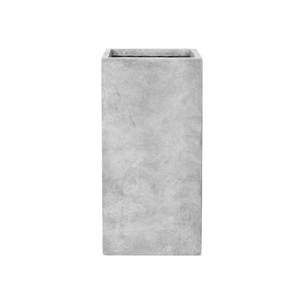 Pre-drilled KUBIX planter 41x81cm light grey