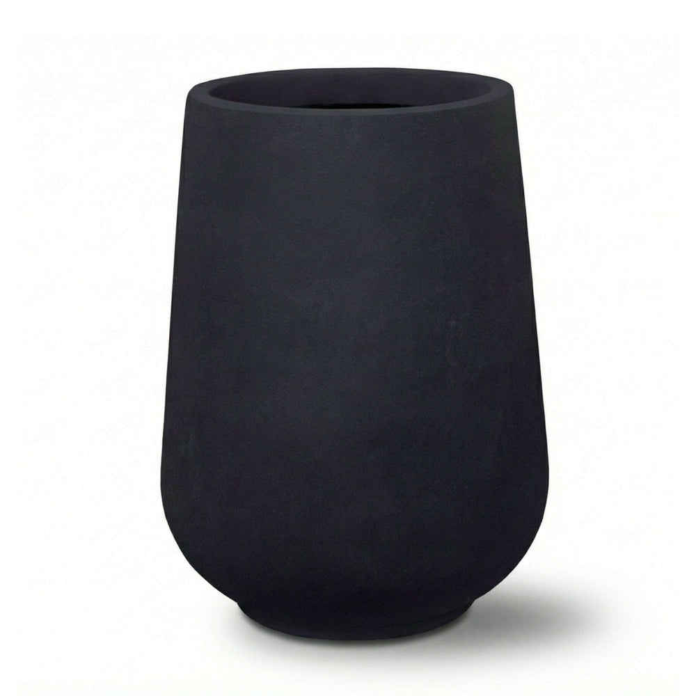 Cache-pot pré percé MONOLITH 40x53cm noir mat