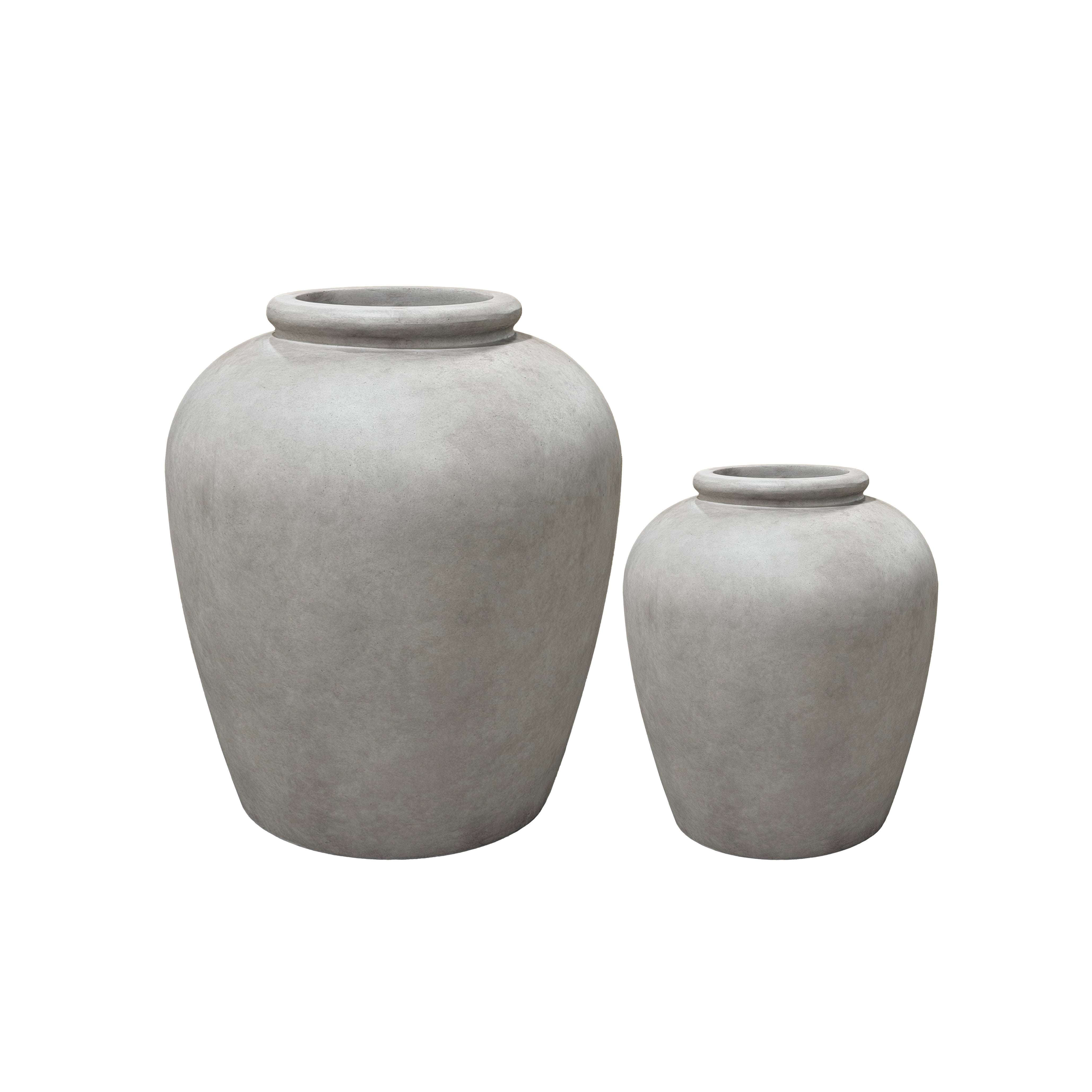 Cache-pot pré percé ORIGIN 63x71cm gris brume Provencelia