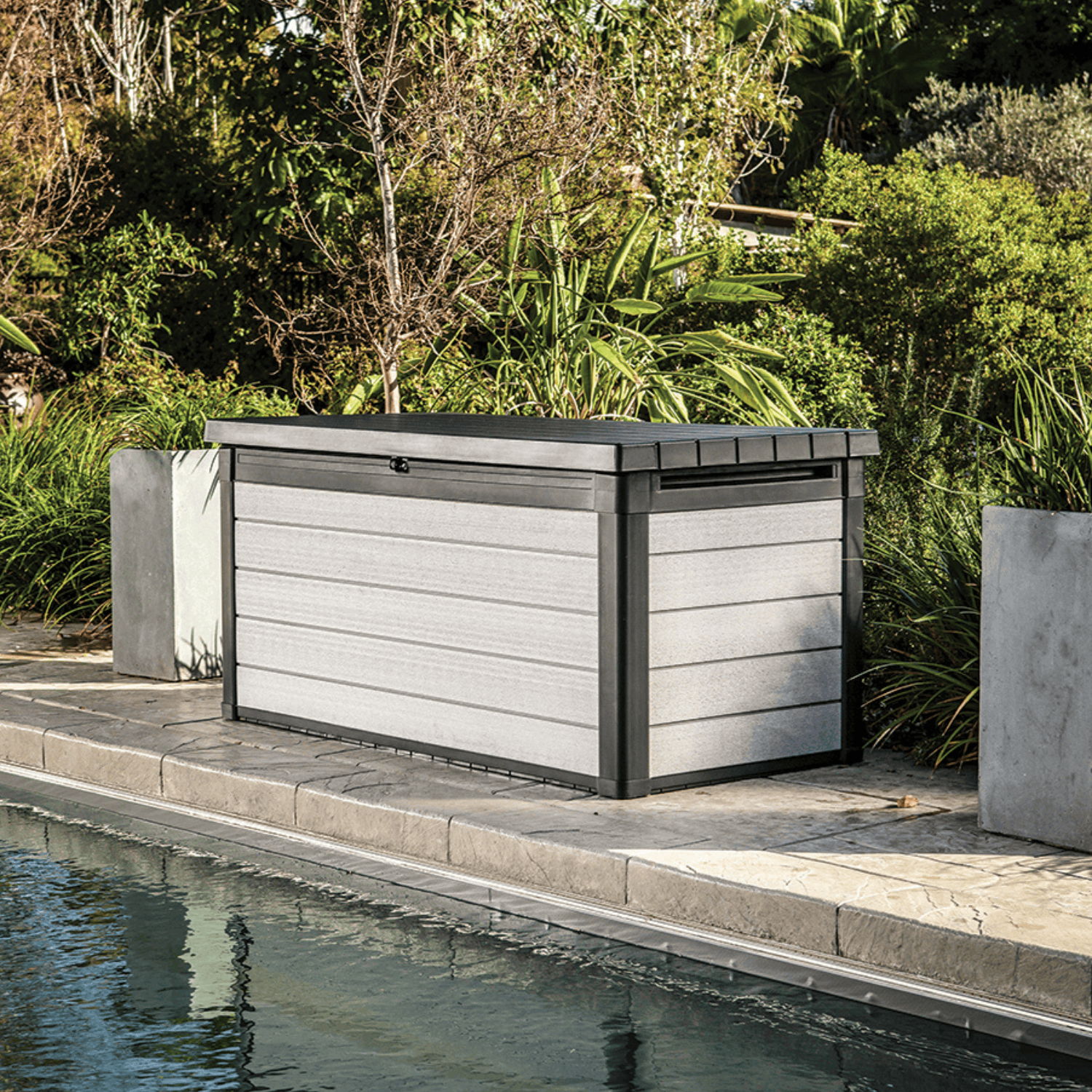 Denali DuoTech 570L Coffre de rangement 152x72x70 cm, Gris Provencelia
