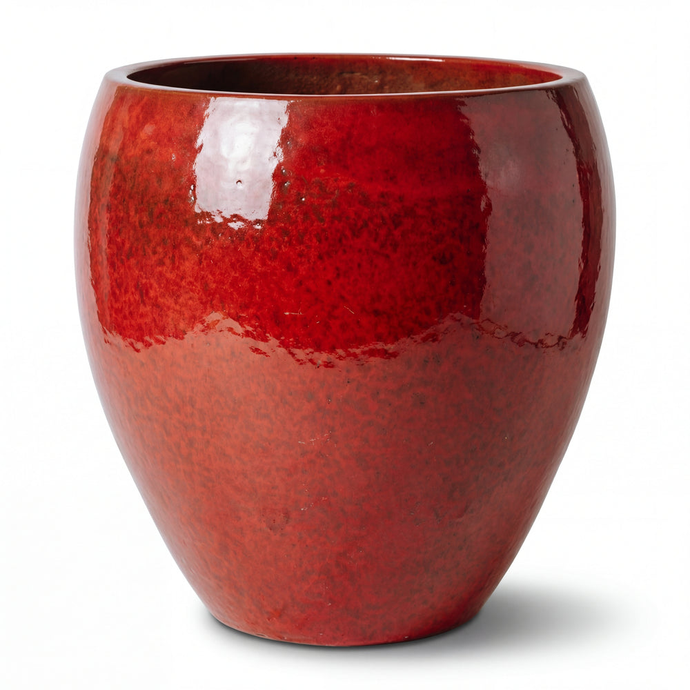 Pot LAFONTAINE 23x35cm tropisch rood