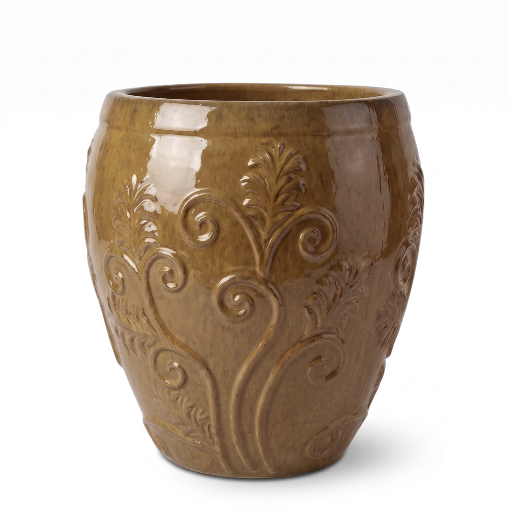 Pot GAIA 52x58cm miel ambré