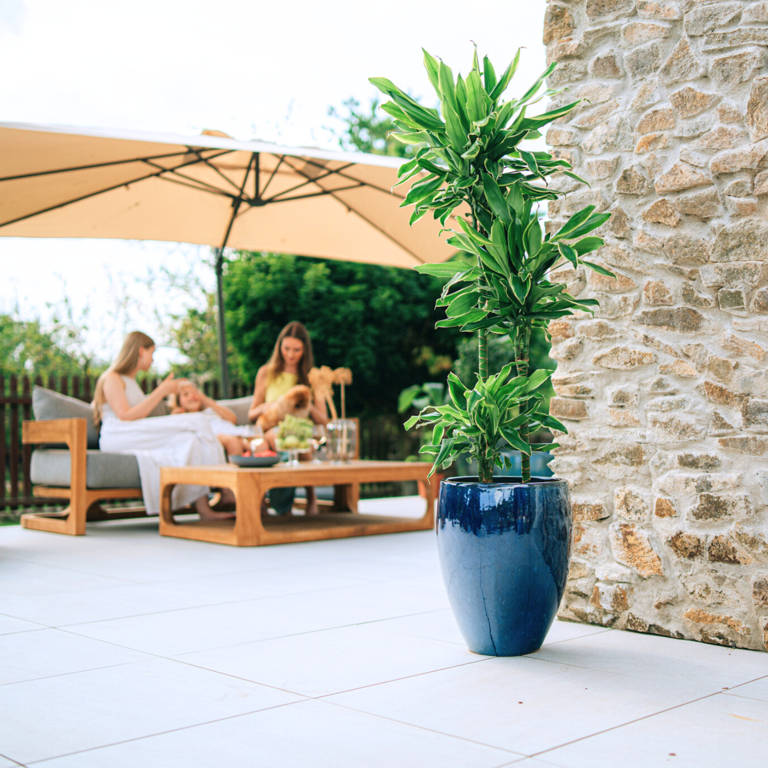 LAFONTAINE 30x45cm bleu azur Provencelia