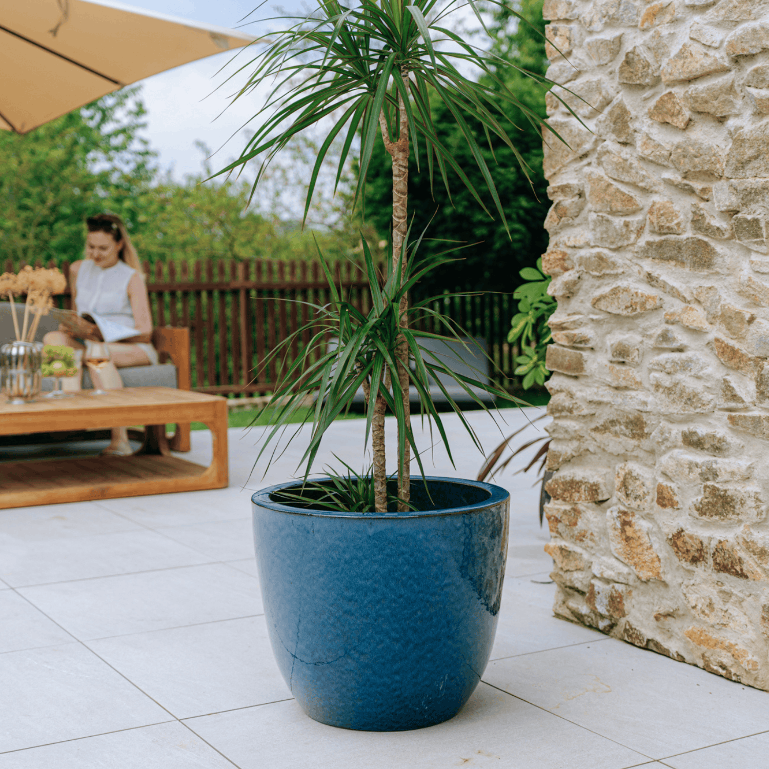 LANCELOT 47x41cm bleu azur Provencelia