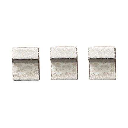 Set di 3 piedini per vaso 6cm crema