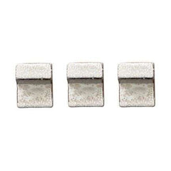Set di 3 piedini per vaso 6cm crema
