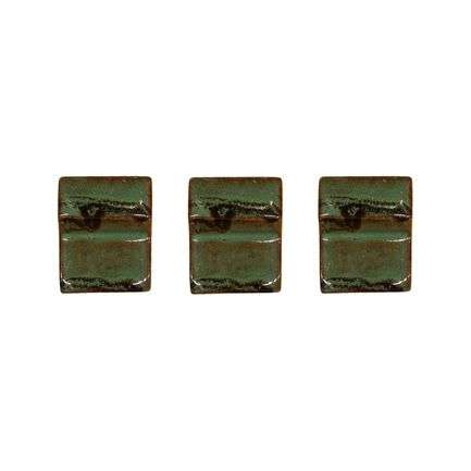 Set di 3 piedini per vaso 6cm verde nebbia