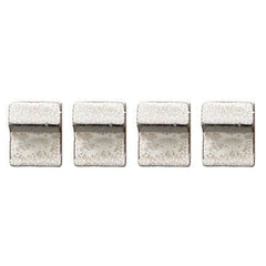 Set di 4 piedini per vaso 6cm crema
