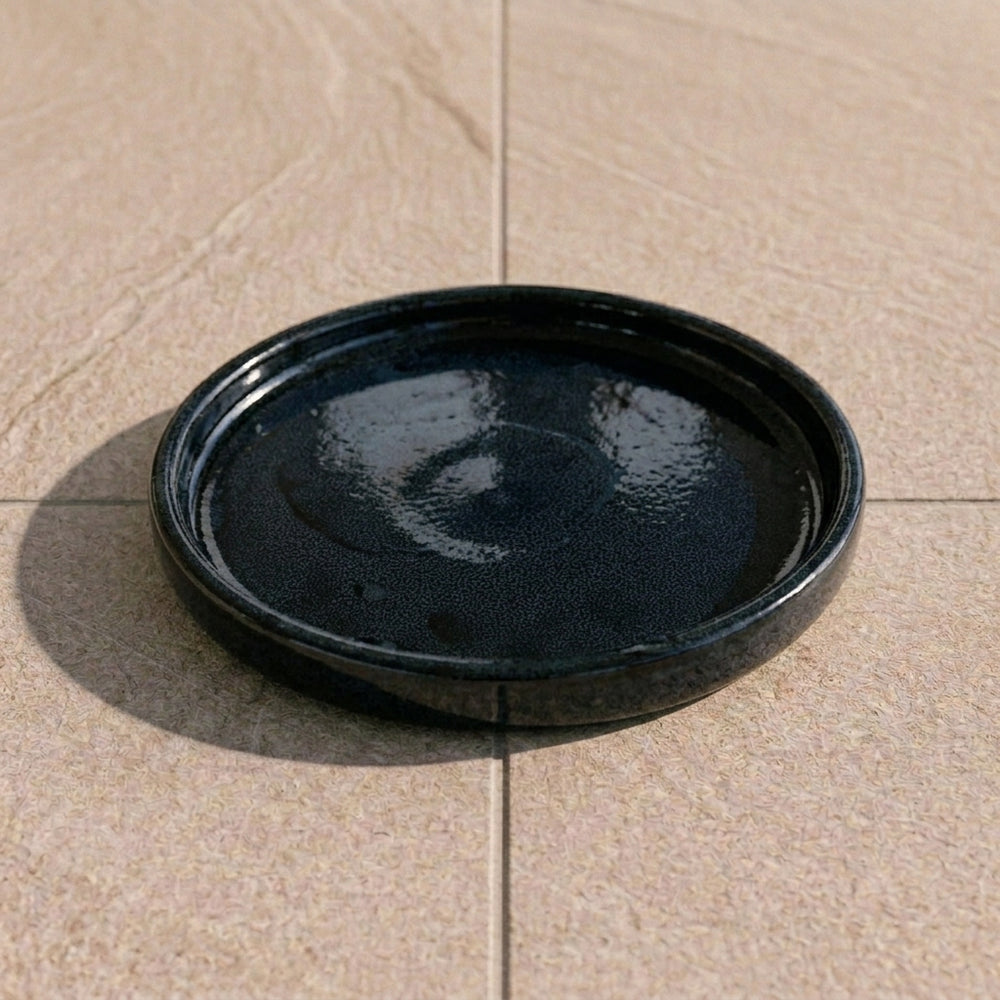 Round saucer 40cm sapphire