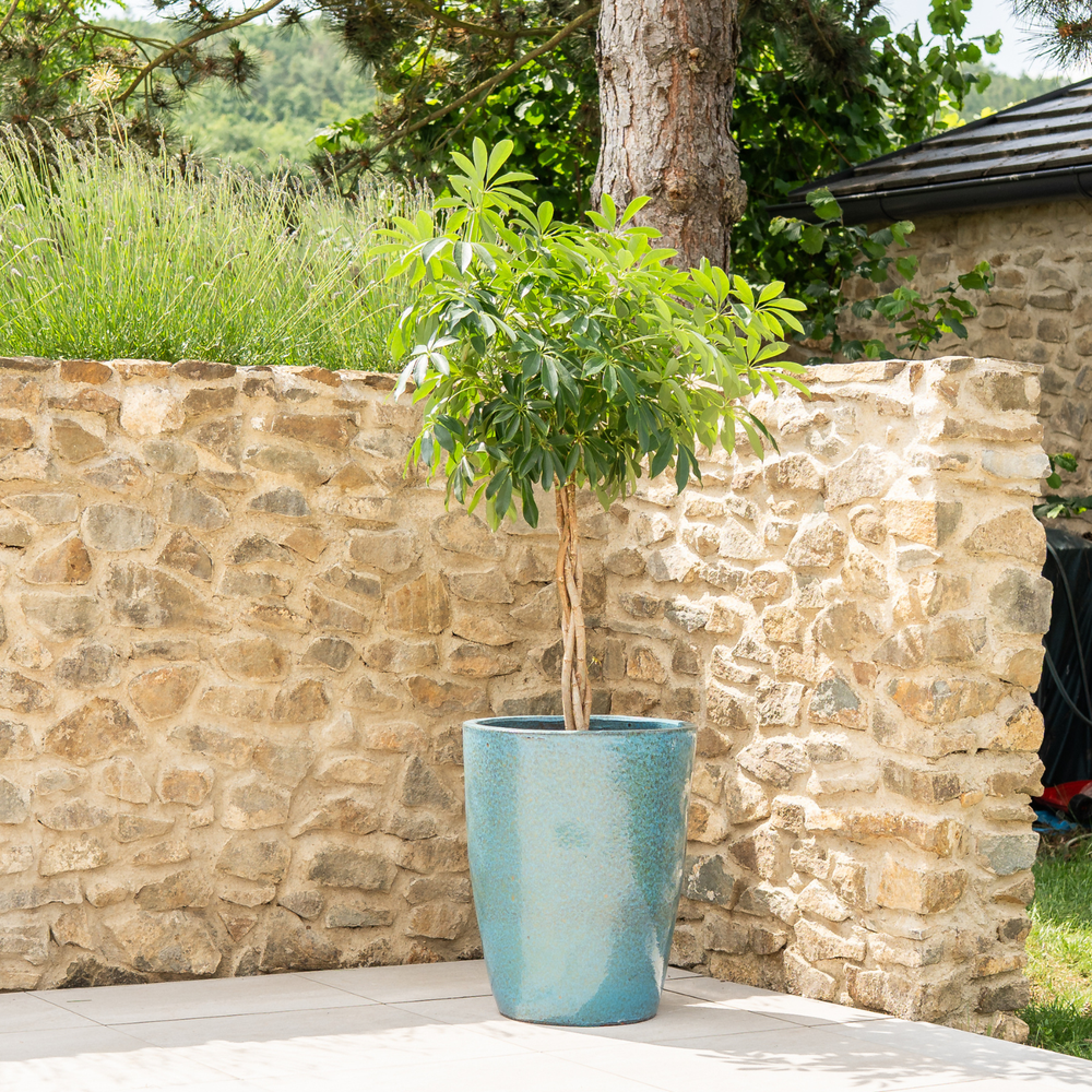 Planter MAZARIN 45x58cm iron blue