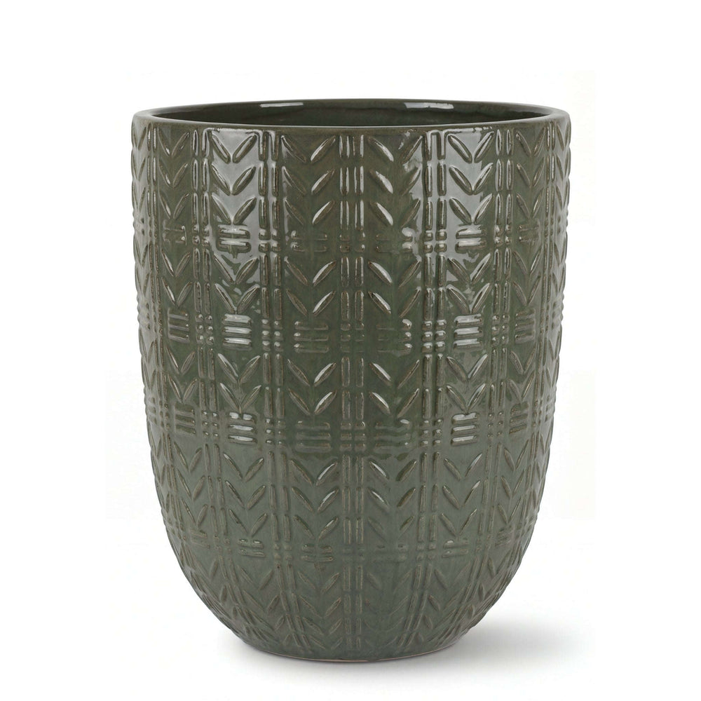Pot MERCURE 39x51cm vert crème
