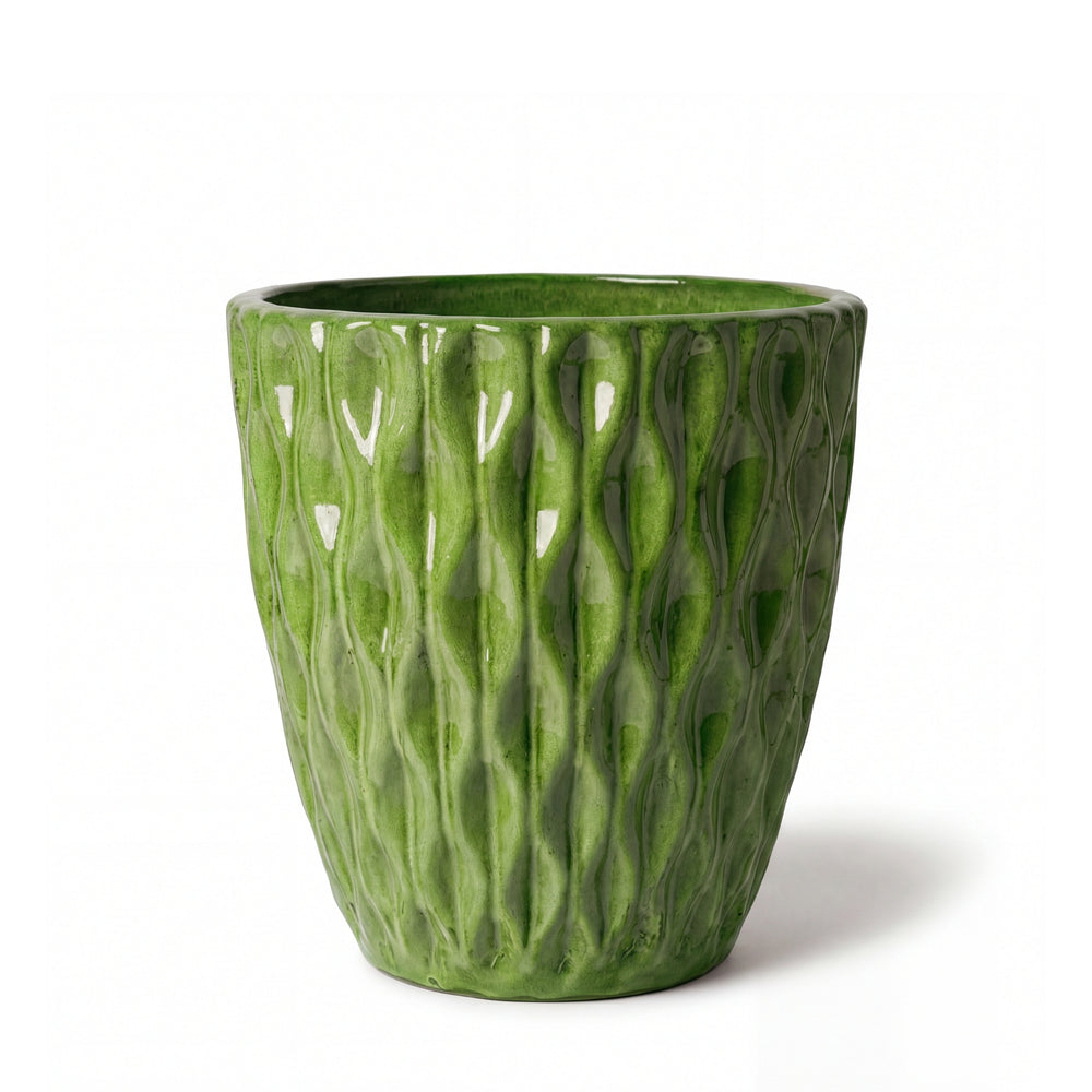 Pot MONET 38x38cm vert pomme