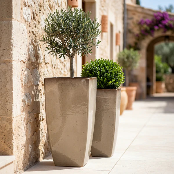 Maceta MADISON 35x62cm bronce arenado
