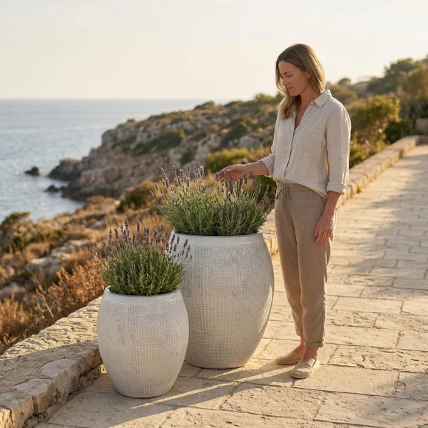 Vaso COCOON 42x53cm crema