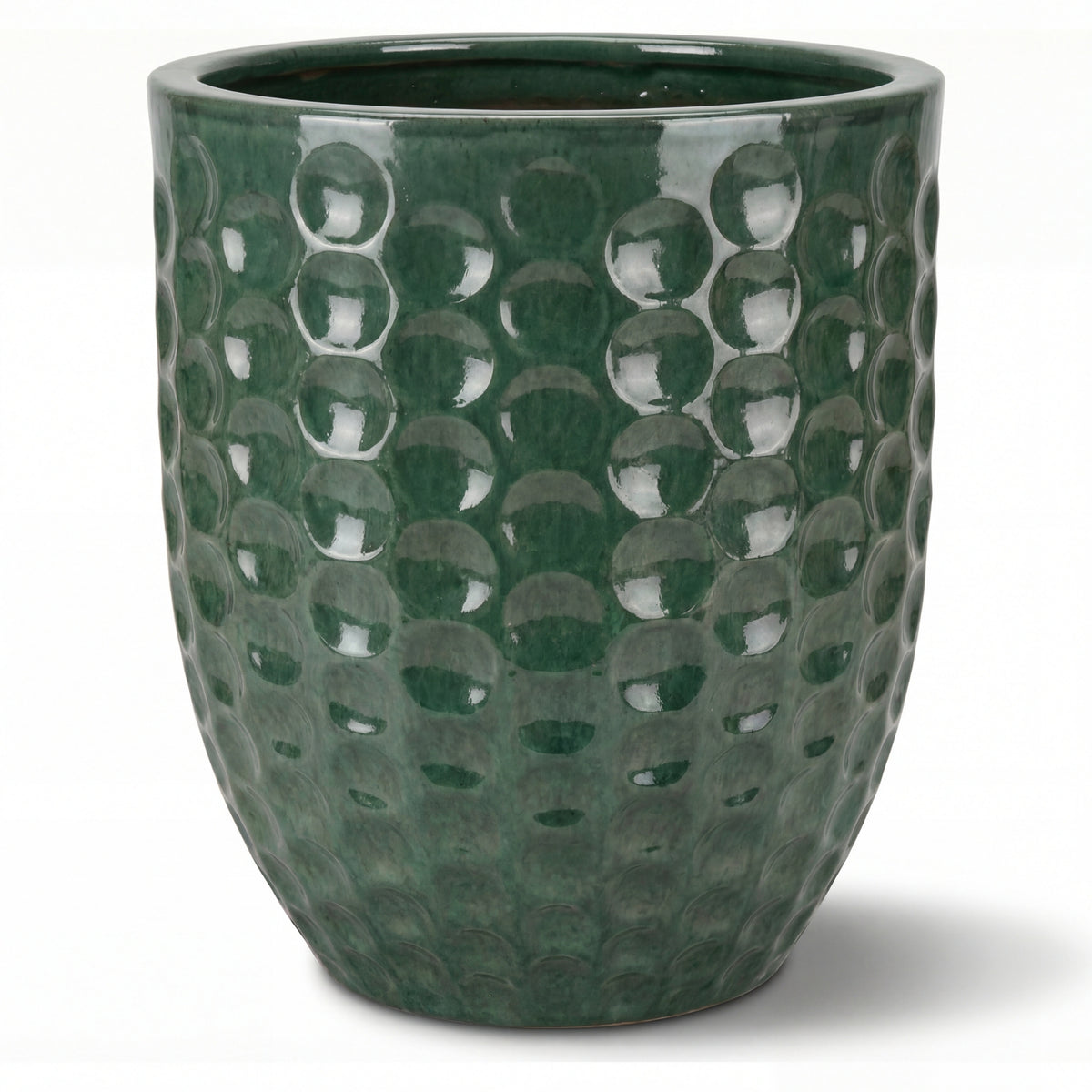 Macetero Merovee 55 × 65 cm jade de cerámica esmaltada