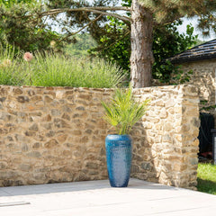 POMPADOUR 36x69cm bleu azur